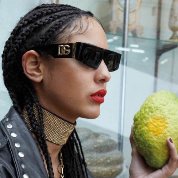 Black and Gold Sunglasses - Picture 2 of 8